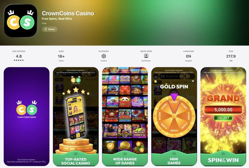 CrownCoins iOS App